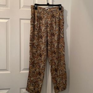 Zara print pants